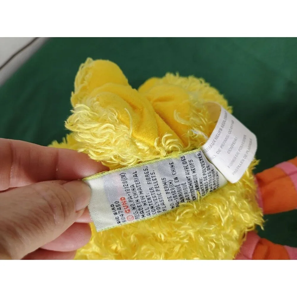 Sesame Street Big Bird Plush Toy Yellow‎ & Orange Soft Stuffed Animal For Kids